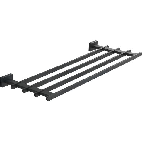 Mexen Arno Handtuchregal, schwarz - 7020720-70 (1/2)