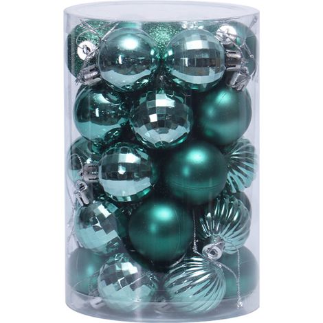 Boule De Noel - 34 Pièces - Diamètre 4 Cm - Résistantes Aux Chocs - Pour Arbre De Noël Mariage Fête Anniversaire - Décoration Intérieure (1/5)