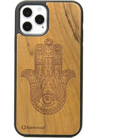 Custodia in legno HAMSA IMBUIA per iPhone 12 / 12 Pro (1/3)