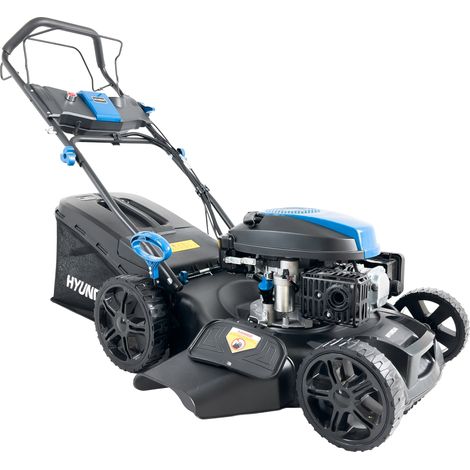 Hyundai Tondeuse Thermique Sans fil 51cm 4-temps 196cc 4-en-1 Mulching 60L Sans HYM20200SPEX-EU