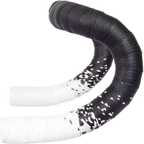 Cinta para manillar de bicicleta - Cinta de competición - Agarre cómodo - Material antivibración - 215 cm de longitud - Blanca (1/5)