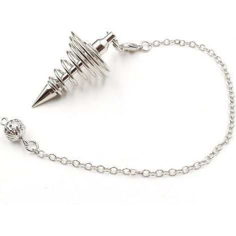 Pendulum Divination Metal with Chain for Spiritual Healing and Dowsing (1/5)