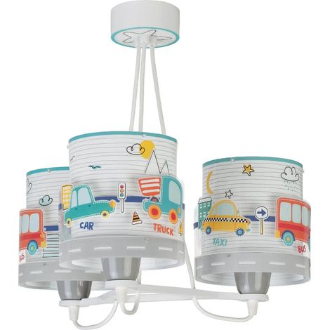 LÚZETE - SUSPENSION 3 LUMIÈRES BABY TRAVEL (1/5)