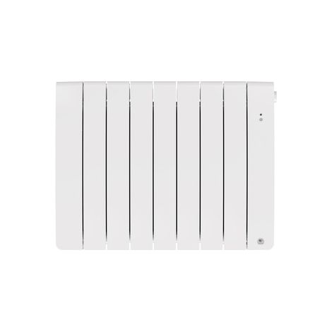 Thermor – Radiateur à inertie fluide horizontal 1250W blanc brillant – Corps en aluminium 100% recyclé – Programmable avec application Cozytouch – 493824 (1/10)