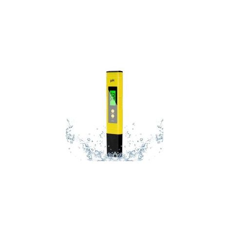 Medidor de pH digital 4 en 1, probador de pH 4 en 1, medidor de pH con pantalla LCD, resolución de alta precisión de 0,01, analizador de calidad del agua para agua potable, piscinas, acuarios e hidrop (1/4)