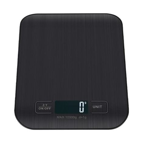 Balance de cuisine numérique rechargeable - Balance alimentaire de précision 5 kg avec fonction tare et chargement USB 10 kg/1 g (1/5)