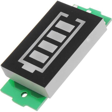 Testeur de niveau de batterie Moniteur de capacité Affichage bleu pour équipement auto Batterie lithium 3S, charge complète 12.6V (1/5)