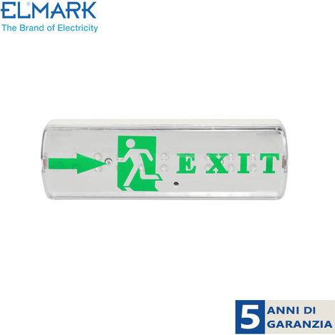XL101CLED 2,4W EMERGENZA 6400K - Luce FREDDA (1/2)