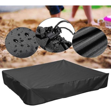 Telo impermeabile e anti-UV con coulisse per la sandbox fuori (1/5)