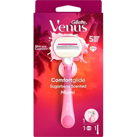 Maquinilla de afeitar Gillette Venus ComfortGlide Sugarberry Miami, 1 unidad (1/5)