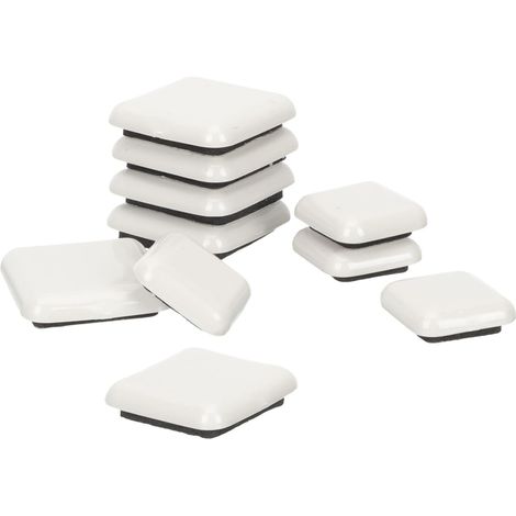 Tapis antidérapants blancs en PE pour pieds de meubles, lot de 20 (1/5)