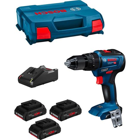 Trapano a Percussione GSB 18V-55 (3 x 4,0 Ah ProCORE + GAL 18V-40 + L-Case) (1/5)