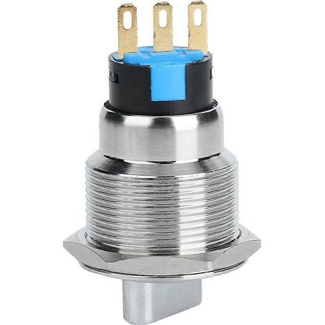 19 mm Drehknopf-Umschalter aus Edelstahl, Schutzart IP67, Wahlschalter (3-polig und 2-stufig)