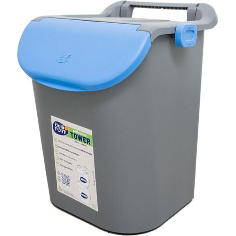 MAURY'S PATTUMIERA DA 30 LT IN COLORE BLU 38X34XH42 CM