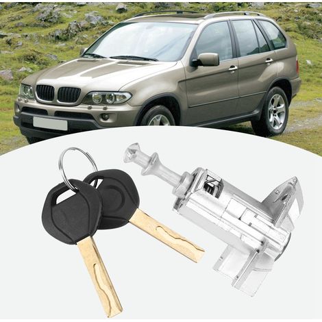 Serrure de porte gauche de voiture en alliage d'aluminium durable 51217035421 pour BMW X5 E53 (2000-2006) (1/5)