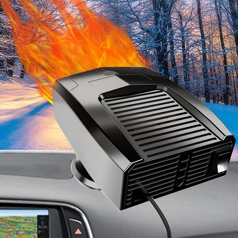 Tragbare 12V-Autoheizung mit Zigarettenanzünderanschluss, 2-in-1-Windschutzscheibenenteiser, Schnellheizung (1/5)