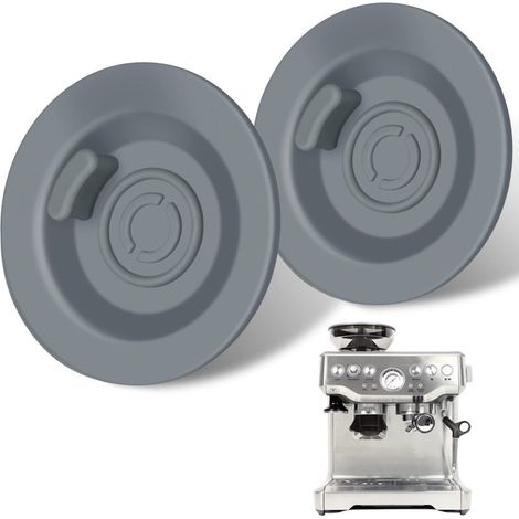 Pastilla de limpieza de enjuague inverso para cafeteras (paquete de 2, 54 mm), gris