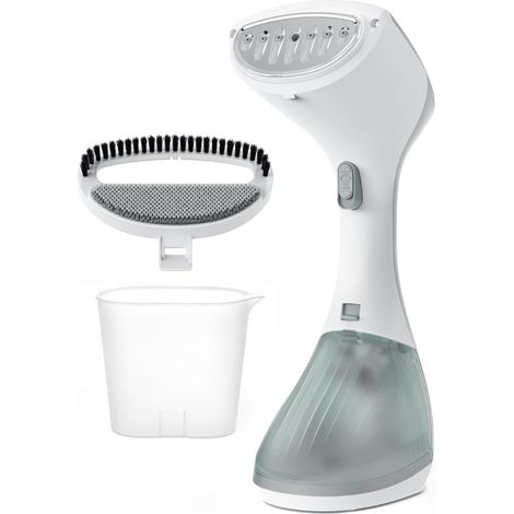 Defroisseur Vapeur,1300W Défroisseur Vertical Portable, Réservoir de 260 ml, 2 Modes Vapeur, Compact, Portable pour la Maison, le Bureau, les Voyages –Défroisseur Efficace (1/5)