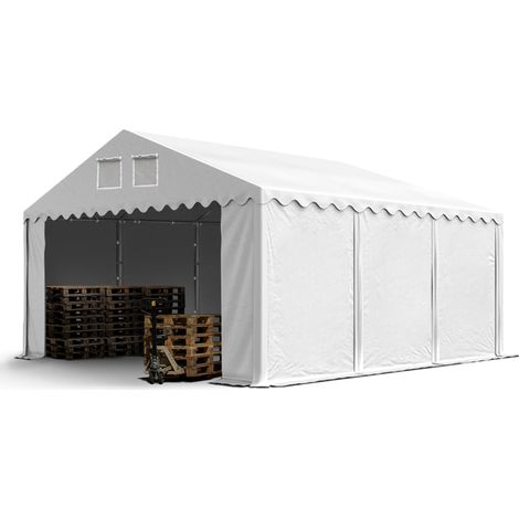5x6m Tente de stockage TOOLPORT, PVC 800 N, H. 2,6m