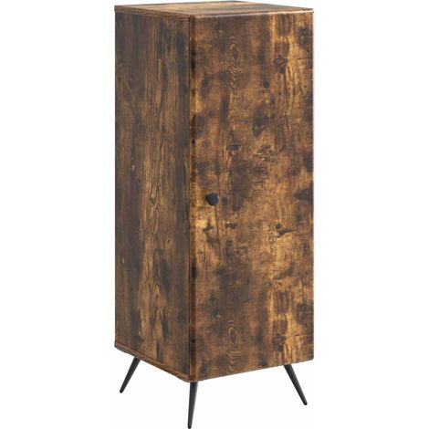 Credenza Rovere Fumo 33 x 34,5 x 90 cm Legno ingegnerizzato vidaXL