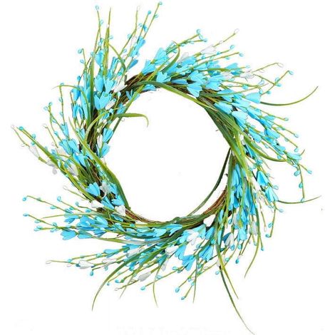 Guirlande Artificielle - Feuillage et Fleurs Synthétiques pour Porte Fenêtre Mur - Décoration Intérieure Extérieure Mariage Fête - 1 Pièce (1/5)