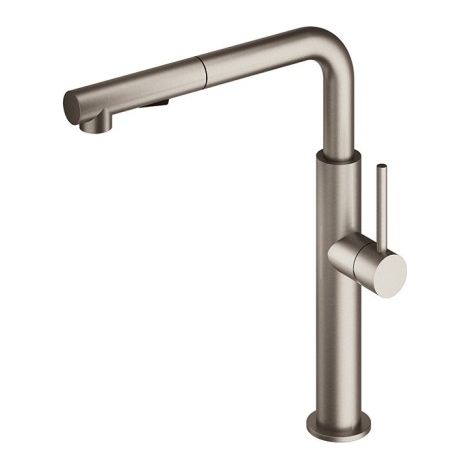 Mitigeur cuisine avec douchette pull out monojet inox - CRISTINA ONDYNA KX50028 (1/2)