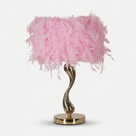 Lámpara de mesa con pantalla decorativa Cart - Rosa (1/5)