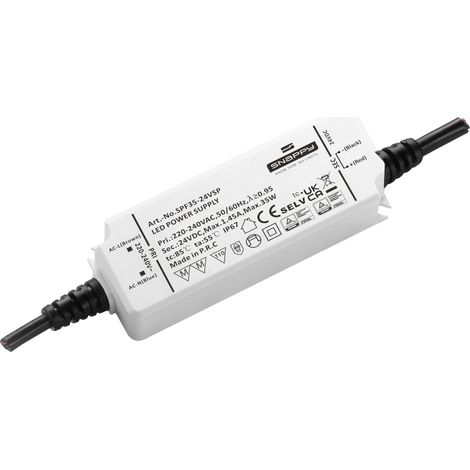Dehner Elektronik SPF 35-24VSP LED-Trafo, LED-Treiber  Konstantspannung 35 W 1.4 A 24 V Möbelzulassu