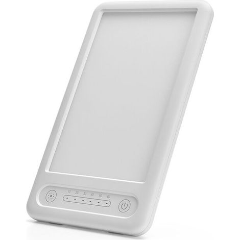 MINE Lampe de Luminothérapie,Lampe de photothérapie à LED sans UV avec fonction de minuterie, niveau de luminosité réglable, - Blanc régulier (1/3)