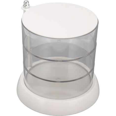 Organisateur de bijoux à 3 niveaux, plateau de rangement transparent rotatif à 360° pour accessoires de bijoux (1/5)