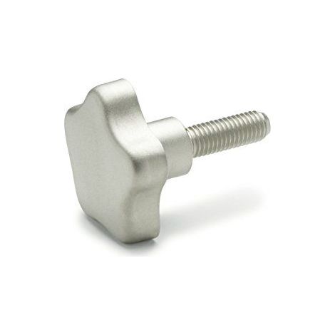 Ganter Normelemente Vis a poignee etoile en acier inoxydable GN 5334-50-M10-20 - 1 piece