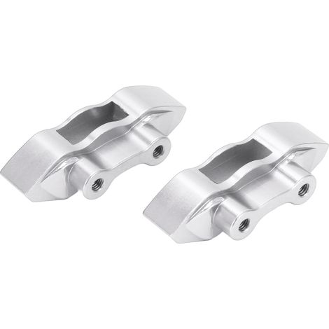 Lot de 2 étriers de freins avant et arrière en métal pour voiture RC LOSI SUPER BAJA REY 1/6 (pièces de rechange argentées) (1/5)