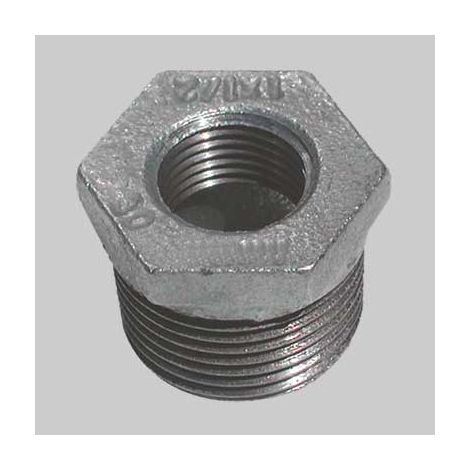 RIDUZIONE MASCHIO/FEMMINA ZINCATA - 4" x 2"