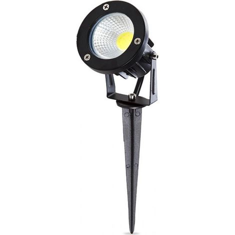 Spot de jardin LED 7W 630Lm 6000oK – SLCPDC097WCW – Aluminium IP65 – éclairage directionnel 60o – Pour espaces extérieurs (1/3)