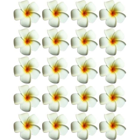 Fleurs artificielles blanches flottantes pour piscine (lot de 20)-AquaForge (1/5)
