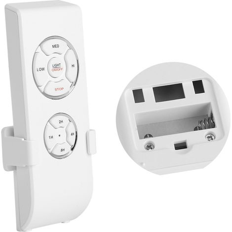 Kit de télécommande sans fil pour ventilateur de plafond suspendu universel à 4 minuteries et 3 vitesses