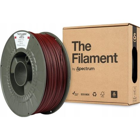 Filamento PETG CF Flashforge rosso 1 75 mm 1 kg (1/3)