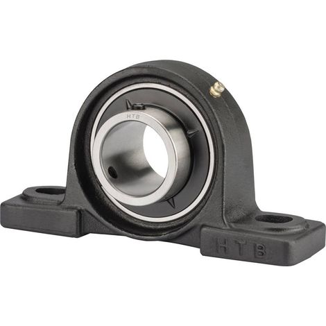 HTB UCP 204 Cuscinetto con supporto ritto Ghisa Ø foro 20 mm Distanza tra i fori 96 mm