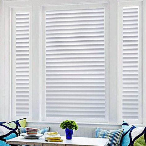 Dos láminas para ventanas para mayor privacidad,lámina opaca para ventanas,lámina electrostática para ventanas,45x100cm,adecuada para baños (1/5)