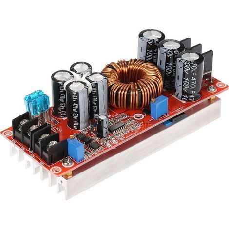 Applicable 1200W 20A DC Convertisseur Boost Module d'alimentation électrique progressif pour Voiture 8-60V à 12-83V (1/5)
