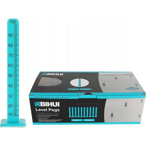 BIHUI ADESIVO LIVELLANTE PER MASSI 10cm - 100 pezzi MSLP100
