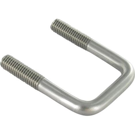 Etrier Fond droit ou plat 60X42X60 M10/30/30 Inox A4-40 pièces