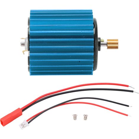Boîtier de Vitesses 2 Vitesses 370 Moteur Métallique Radiateur pour Pièces WPL RC Voiture (1/5)