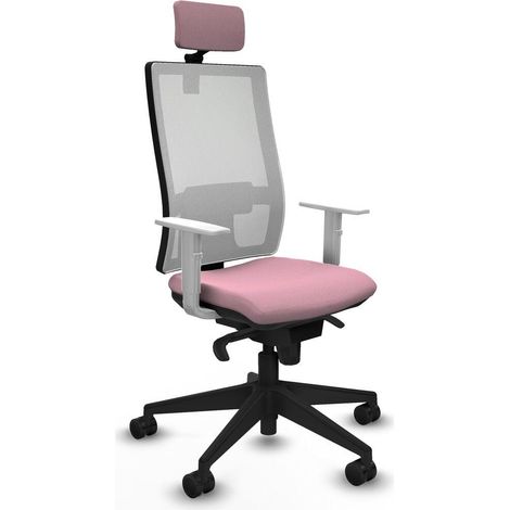 piqueras-y-crespo Chaise Ergonomique Rose avec accoudoirs (1/3)