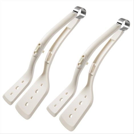 Pelle multifonctionnelle 2 en 1 avec pince et spatule à viande de qualité alimentaire (1/5)