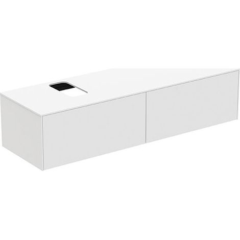 IDEAL STANDARD T3983Y1 Meuble-bas WT Conca, 2 tiroirs (1/2)