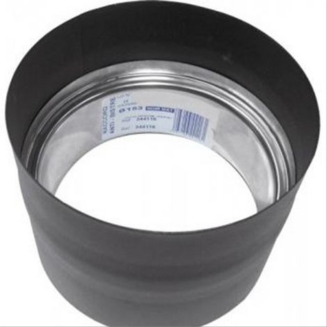 Raccord anti-bistre TEN émaillé noir mat Ø180mm