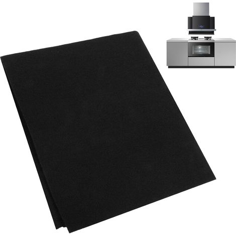 2 Pcs Filtre pour Hotte Aspirante de Cuisine Charbon, 57x47cm  Filtre charbon hotte aspirante 57x47cm, filtre pour hotte aspirante de cuisine résistant aux haute absorption durable (1/5)