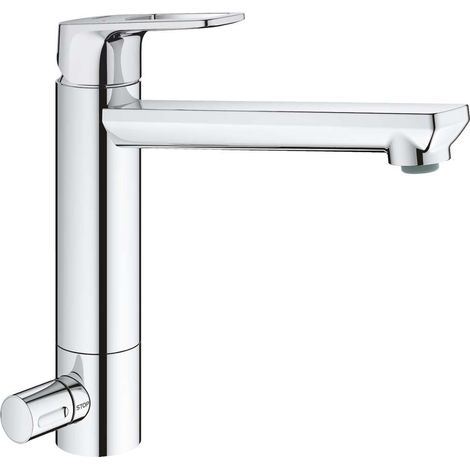 GROHE BauLoop Miscelatore monocomando per lavellocompleto di rubinetto per lavastoviglieinstallazione monoforosistema di installazione GROHE Fast Fixation Plus Cromo 31713000 (1/5)