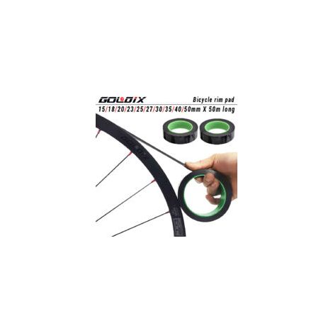50 m Tubeless-Dichtungsring für Mountainbikes/Rennräder, Hochdruck-Vakuum-Reifendichtung (25 mm) - Crezuo